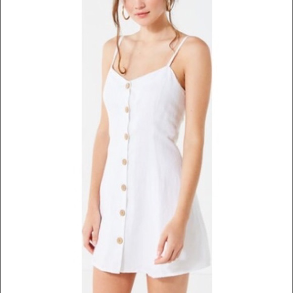 Urban Outfitters Dresses & Skirts - Urban Outfitters Button-Down Linen Dress Urban Outfitters Dresses & Skirts - Urban Outfitters Button-Down Linen Dress